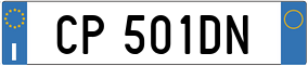 Truck License Plate